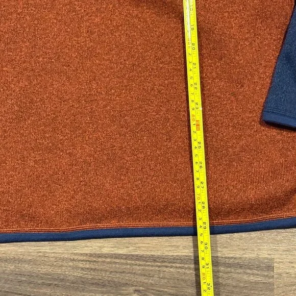 Patagonia Better Sweater 1/4 Zip Jacket Mens XL Two Tone Knit Fleece - Picture 3 of 6